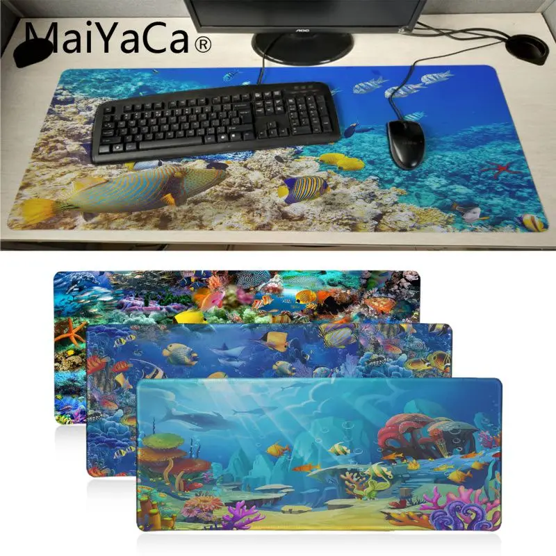 Игровые коврики MaiYaCa для геймеров коврик мыши тропический коралловый риф под