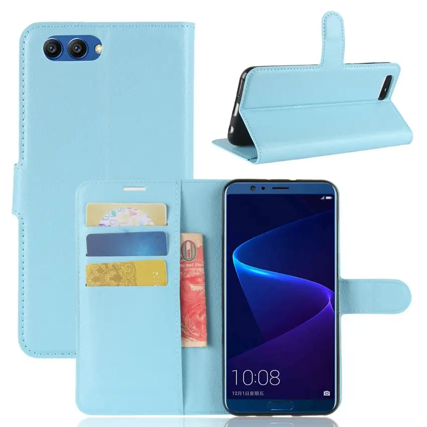 Чехол для смартфона Honor V10 с откидной крышкой кожаный чехол кошелек задняя крышка