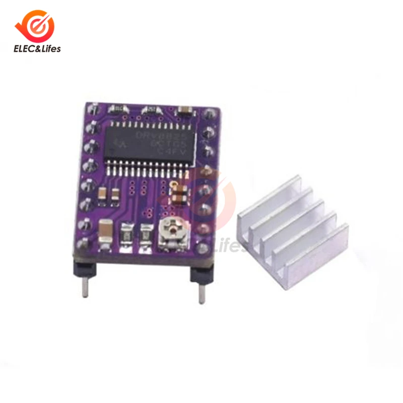 Запчасти для 3D-принтера StepStick DRV8825 драйвер шагового двигателя с радиатором