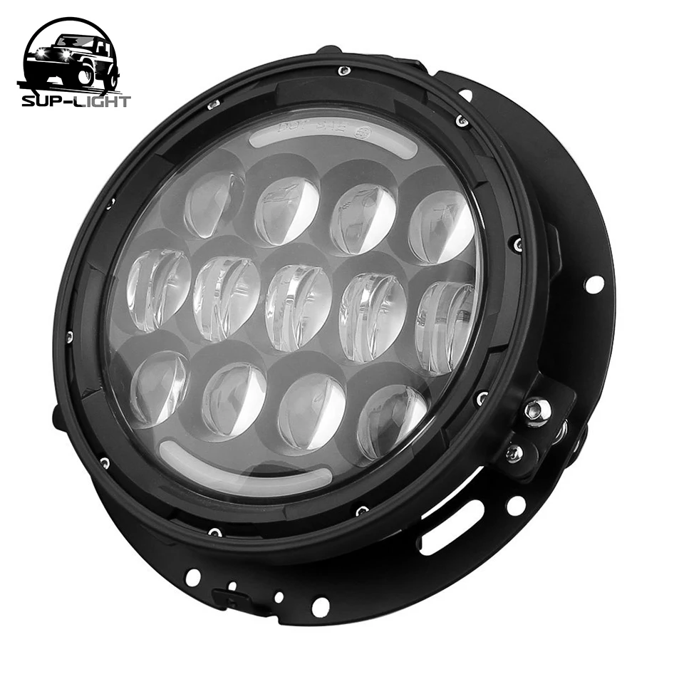 Черный 7-дюймовый круглый кольцевой Монтажный кронштейн для крепления фар Harley