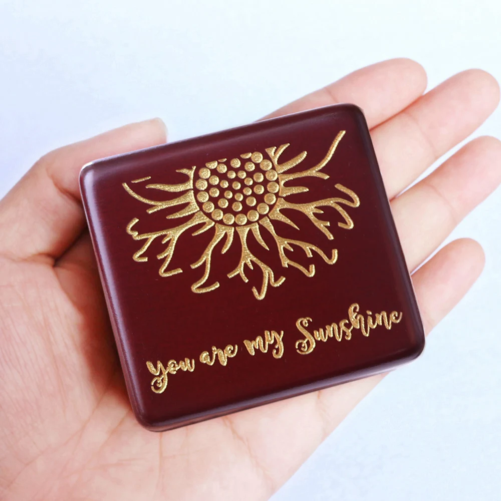 Sinzyo деревянная музыкальная шкатулка ручной работы You are my sunshine подарок на день