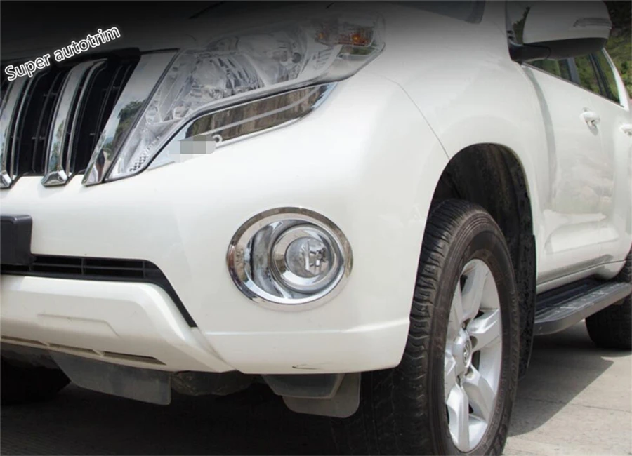 Lapetus для Toyota Land Cruiser Prado FJ150 2014-2017 ABS хромированные передние фары противотуманные