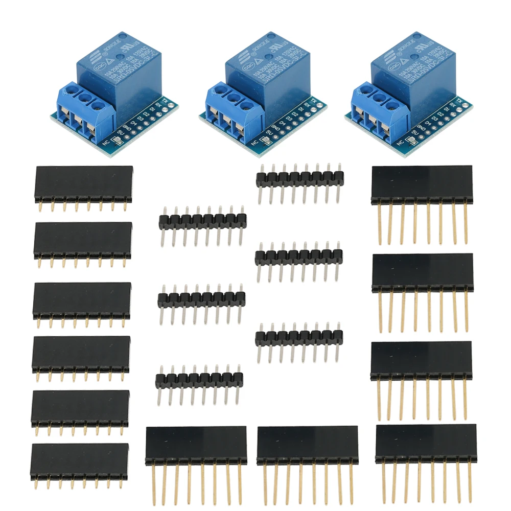 Модуль защитного реле для макетной платы Arduino Mini D1 3 шт.|Детали и аксессуары