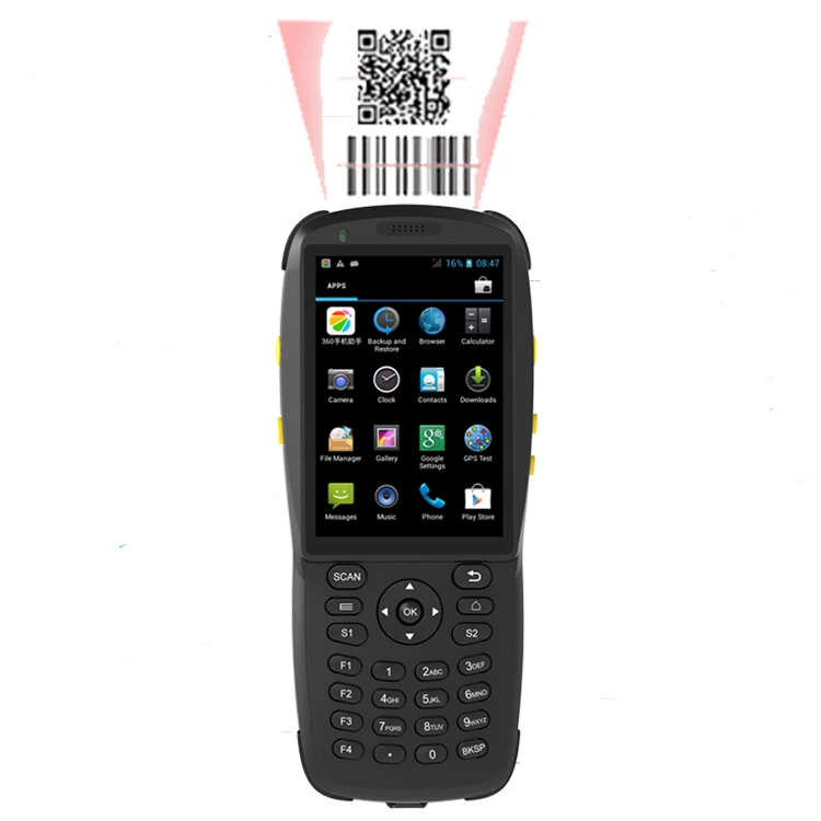 Сканер штрих кода 1D/2D все в одном портативный Android PDA с высокой