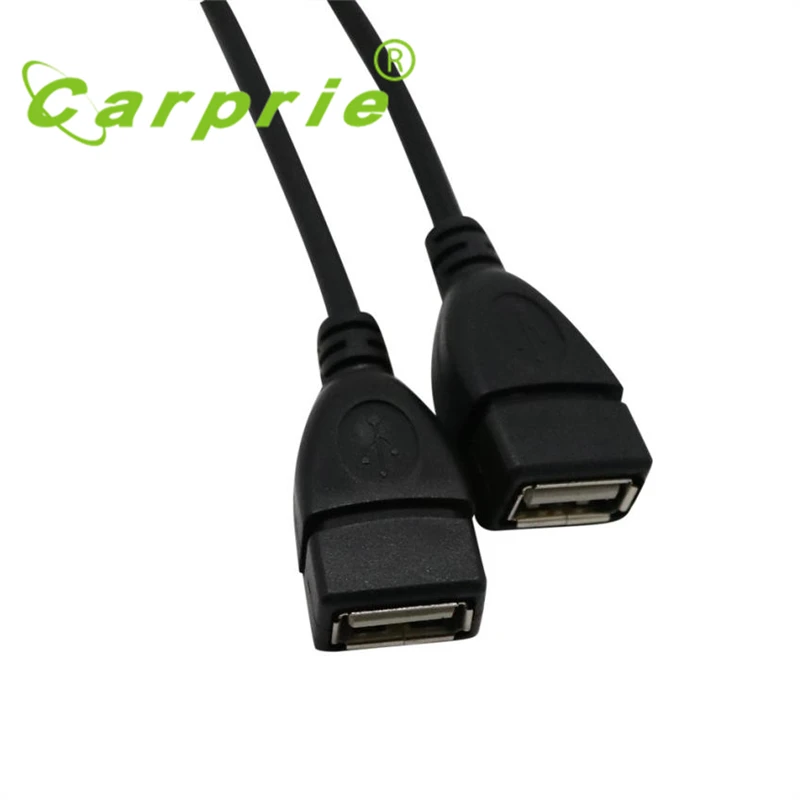 USB 2 0 A Male к Dual Female Jack Y разветвитель концентратор Кабель питания адаптер кабель