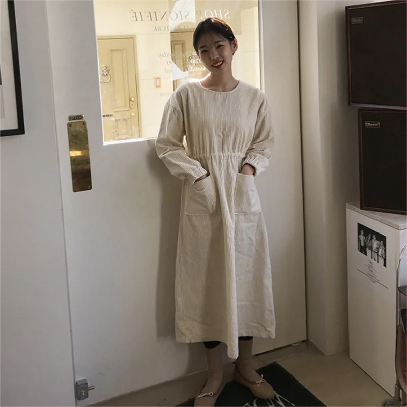 Для женщин платья Chic Lady каваи милый шнурок тонкий вельвет платье Ins Ulzzang Harajuku панк