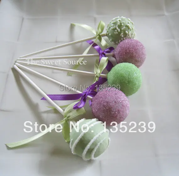 100 шт. палочки для торта с лентой леденцов тортов или 4 х150 мм высококачественные