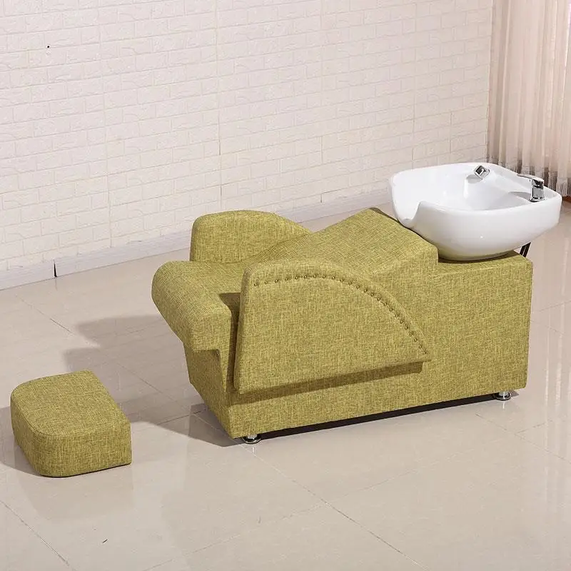Косметологическая кровать для косметических салонов Lavacabezas Silla Peluqueria, Парикмахерская мебель Cadeira Maquiagem, шампунь, стул - Цвет: MODEL P