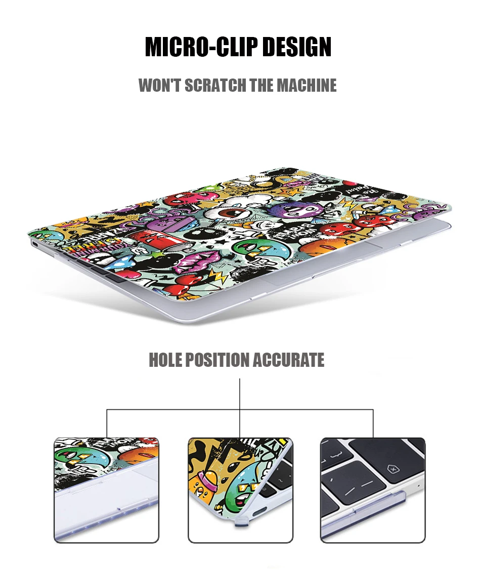 Sanmubaba Case For Macbook Air Pro Retina 11 12 13 15 inch With Touch Bar Hard Cover Custom Design Laptop Case Sleeve A2159