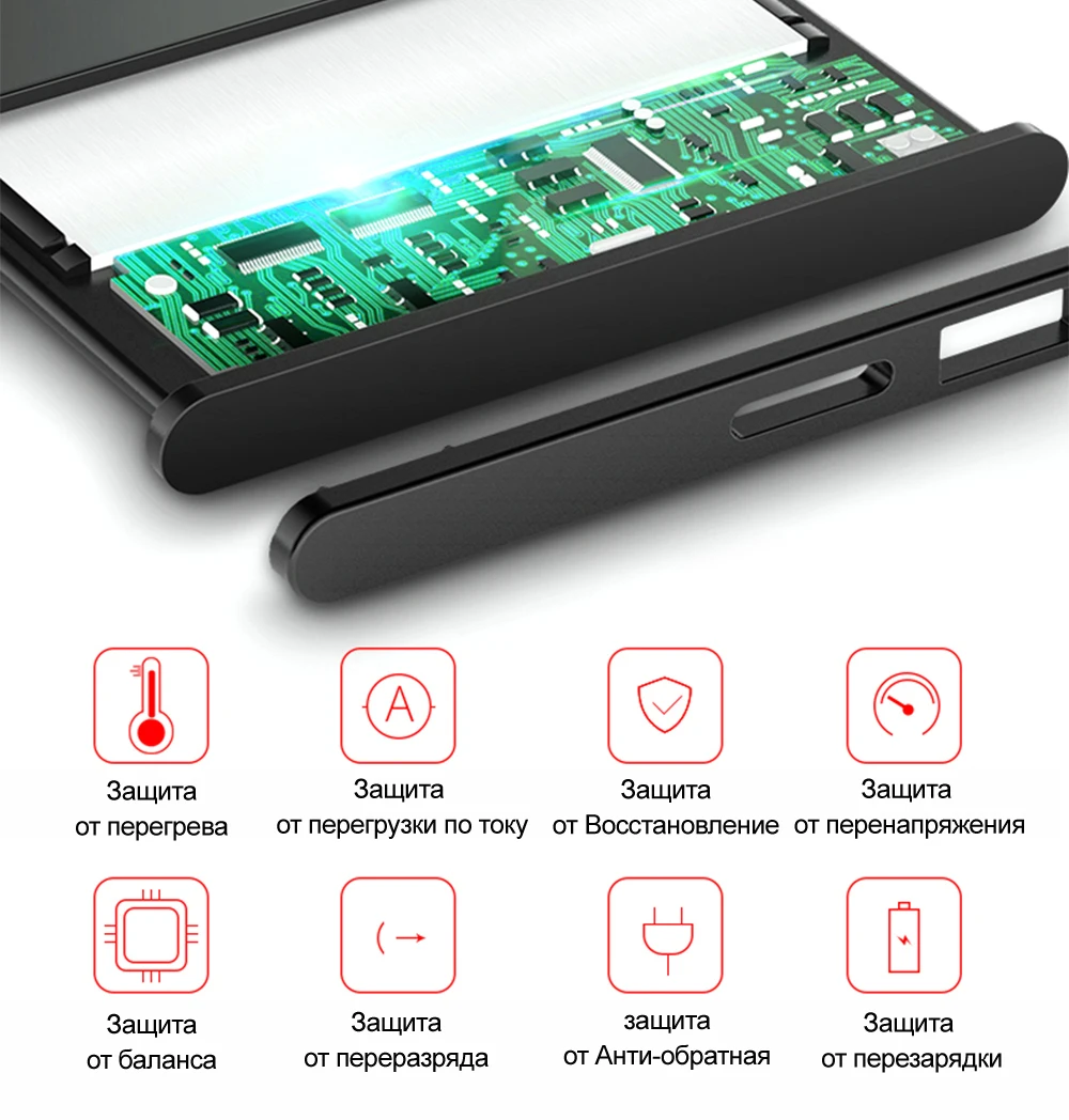 Deji Аккумулятор для Apple iPhone X 8 Plus 6 8P iPhoneX iPhone6 iPhone8P 2200mAh-3060mAh сменный литий-полимерный батарея+ бесплатный инструмент For Apple iPhone X 8Plus 6 Мобильный телефон батарея