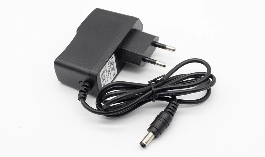 1 шт. 6V1A AC 100 V-240 V конвертер адаптер с источником питания от постоянного тока, 6 в 1A 1000mA Питание ЕС штекер постоянного тока 5,5 мм x 2,1 мм