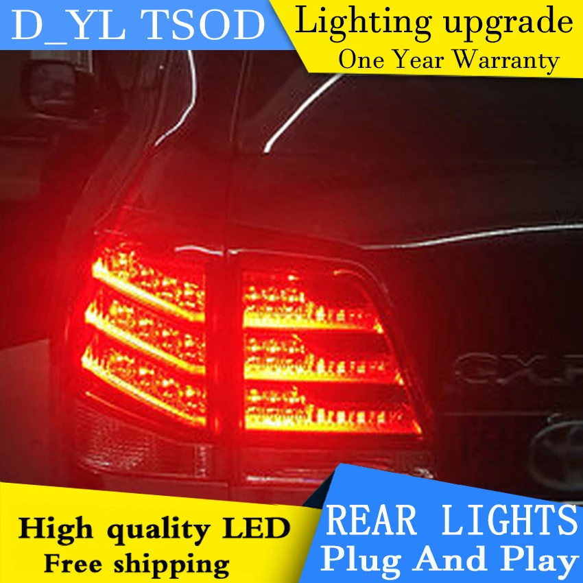 Задний фонарь для Toyota FJ Cruiser 2007 2014 задний Land FJ150 DRL + стоп сигнальный аксессуар|car
