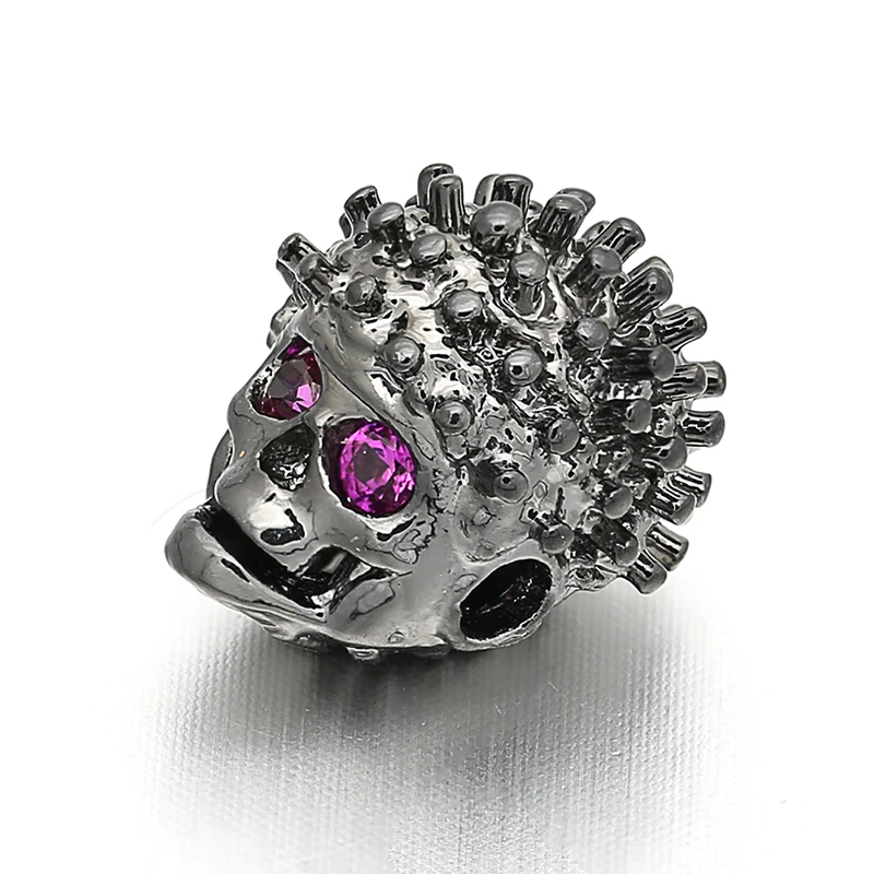 10mm*11mm new Hip hop element copper modeling micro-inlaid zircon CZ jewelry accessories suitable DIY necklace bracelets | Украшения и