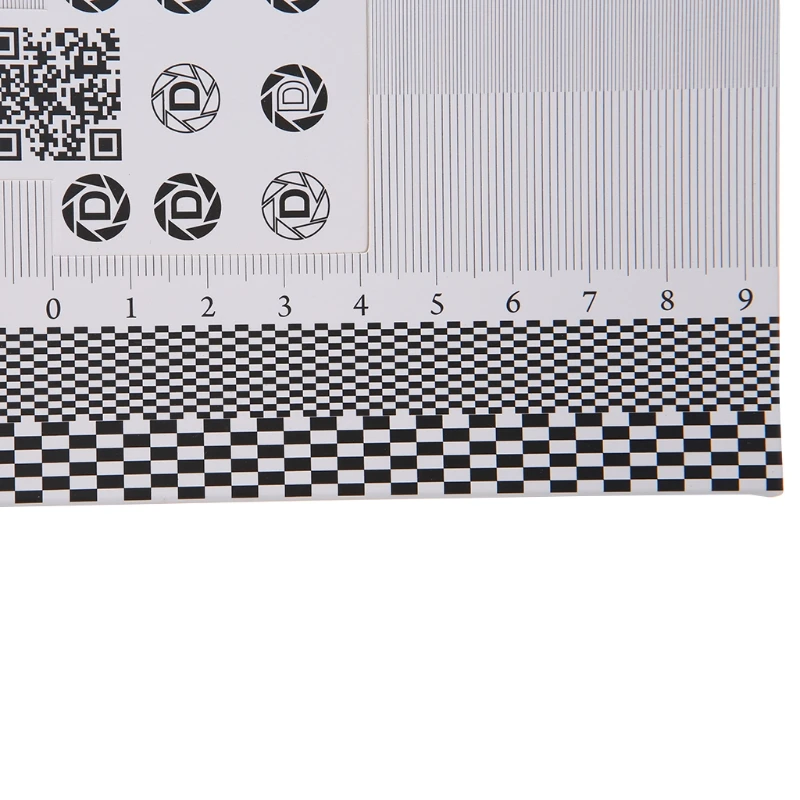 Камера Объектив Фокус калибровка карта AF микро выравнивание линейка Складная