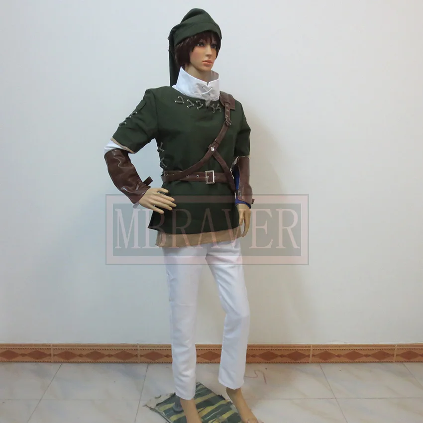 Костюм для косплея Zelda Link Боевая форма полный комплект|legend of zelda cosplay|legend costumeanime