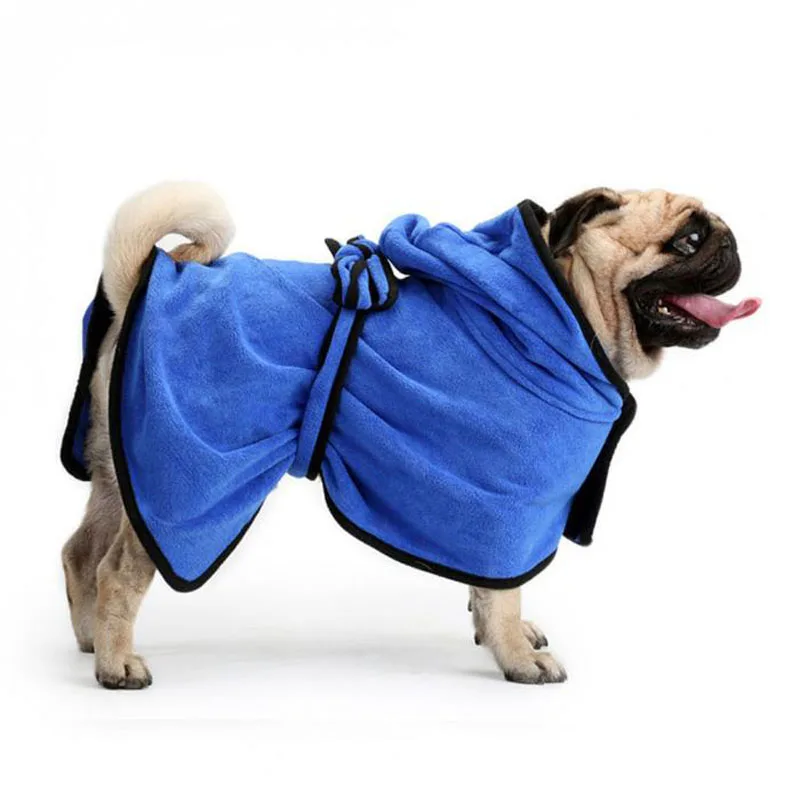 

PET Absorbent Quick Dry Pet Dog Bath Towel Bathrobe Cat Drying Towel Microfiber Warm Dog Clothes Paw Grooming Dog Supplies