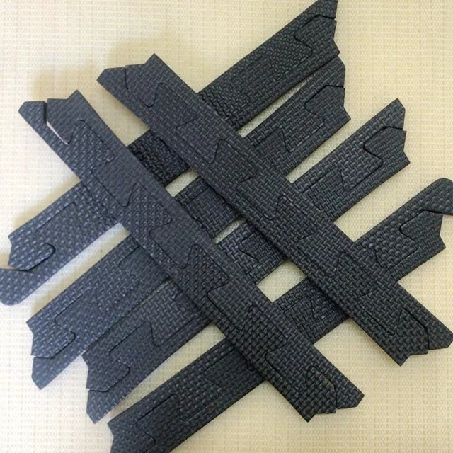 black JCC EVA коврик край игровой коврик подкладка границы sidebars размер 30x30 см толщиной 1 см - Цвет: black