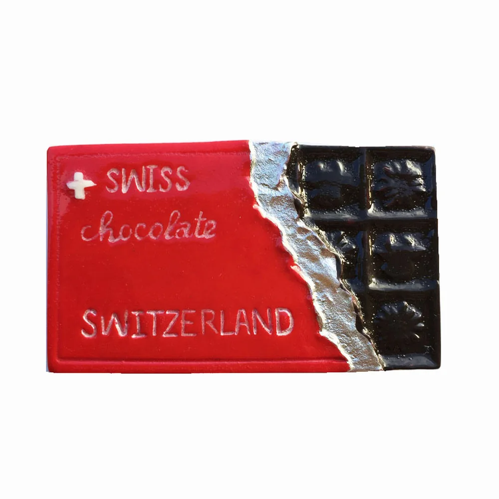 

BABELEMI Switzerland Fridge Magnets Specialty Chocolate Refrigerator Magnets Souvenir Modern Home Kitchen Decoration