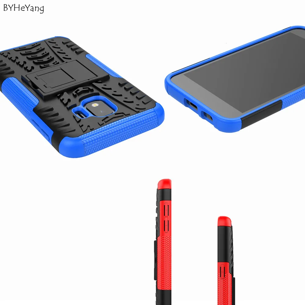BYHeYang Case For Samsung Galaxy J2 Core Cover Dual Layer Armor Back j260 Funda Shell On J260f TPU&ampPC |