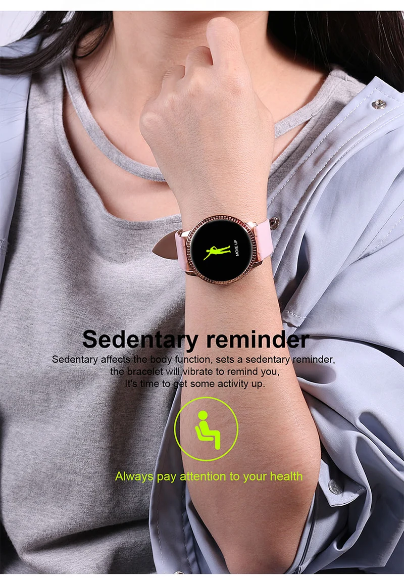 Женские Смарт-часы для фитнеса женские Беговые часы Reloj монитор сердечного ритма Bluetooth Шагомер сенсорные умные спортивные часы для бега