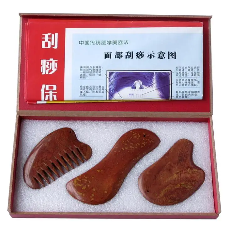 Высококачественный 100% натуральный SI контейнер красный бянский камень массажер