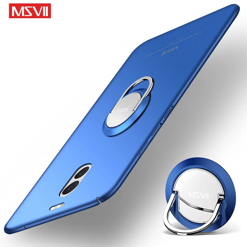 MSVII Чехлы для Meizu M6 Note чехол кольцо на палец Тонкие Матовые чехлы 6 металлический