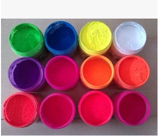 Неоново красный фосфорный фосфорированный пигмент для косметики 50 г/лот лак