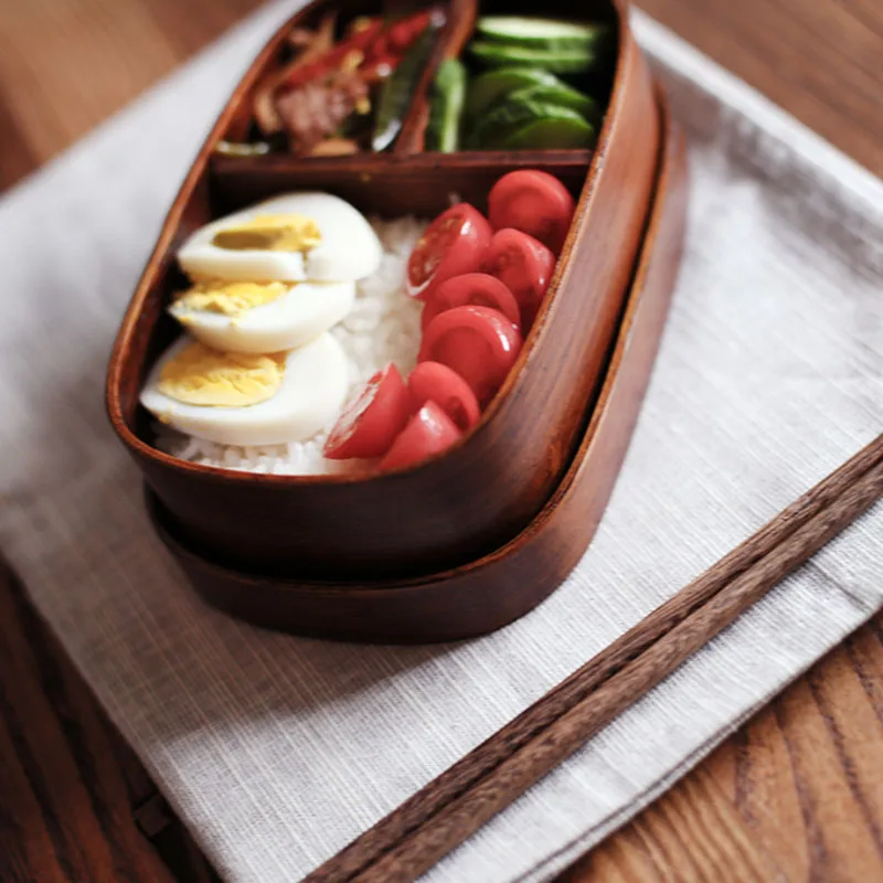 lunch box High quality handcrafted creativity food container Ash wood bento | Дом и сад