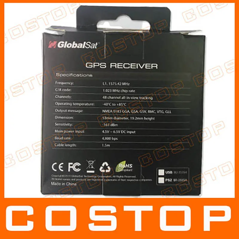 Gps ресивер GlobalSat USB с кабелем G Mouse для ноутбуков ПК|sirf star iv|globalsat bu-353s4usb gps receiver |