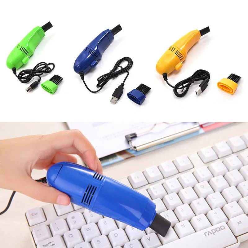 Бытовые чистящие щетки инструмент мини USB пылесос пылесборник удобный компьютер