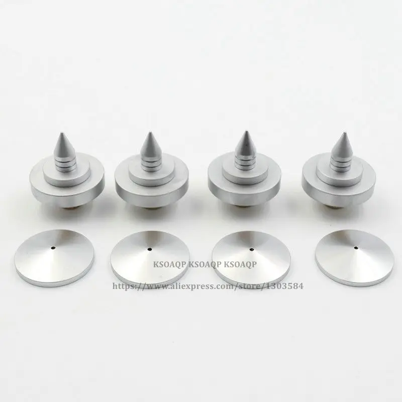 4pcs 35mm Machined Brass Speaker Isolation Spike Hifi AMP Turntable Vibration Conex4