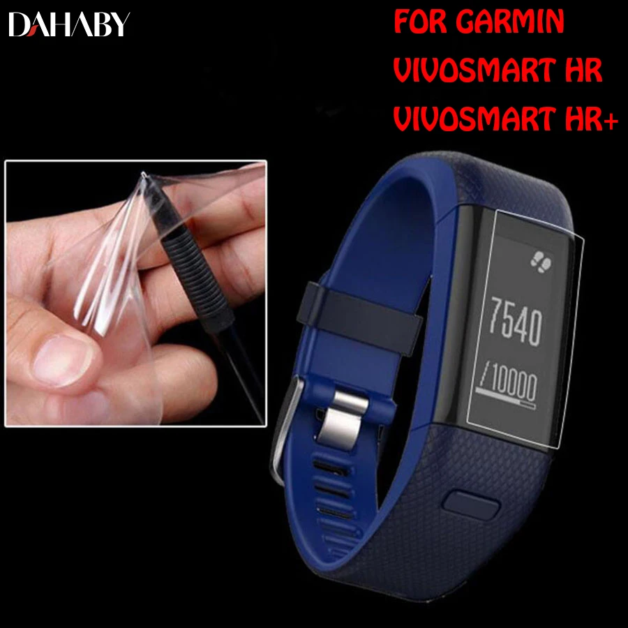 DAHABY 3D Soft TPU Film Screen Protector For Garmin Vivosmart HR Plus HR+ Smart Bracelet Wristband HD Clear Full Cover Not Glass | Мобильные