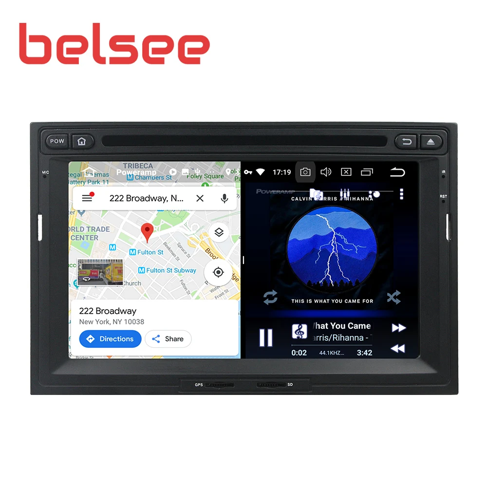 Belsee 4 Гб+ 64 ГБ Android 9,0 радио для peugeot 3008 5008 партнер 2010- автомобильный стерео gps блок Авторадио DVD плеер СБ Navi