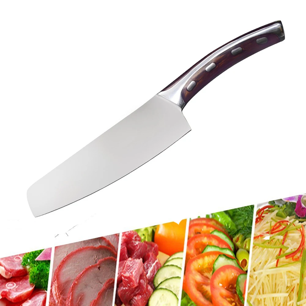 Santoku Ножи Кухня японский шеф повар суши 6 1/2 &quotКлинок Пособия по немецкому языку HC