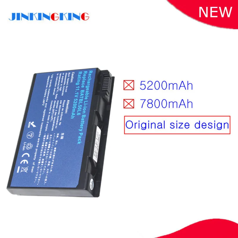 Аккумулятор BATBL50L6 для ноутбука Acer Aspire 5630 5650 5680 9110 9120 9800 9920G Travelmate 2450 2490 3900 4200 4230 4260