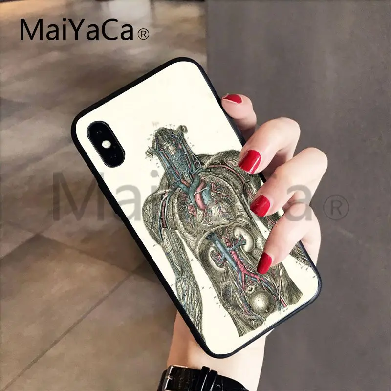 7 MaiYaCa для iphone 7 6 X Чехол Анатомия человека популярный чехол для телефона для iphone 8 8plus 7 7plus 6 6plus 5 5S 5c SE XS XR XSMAX чехол - Цвет: 7