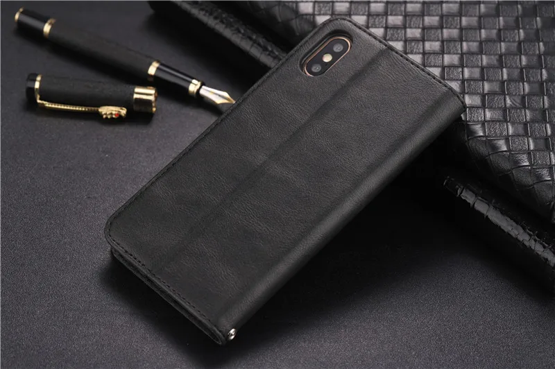 Чехол из искусственной кожи для iPhone 11 Pro X XR XS Max 8 plus, флип-кошелек, магнитный держатель для карт, чехол для телефона iPhone 6, 6s, 7, 8 Plus, чехол