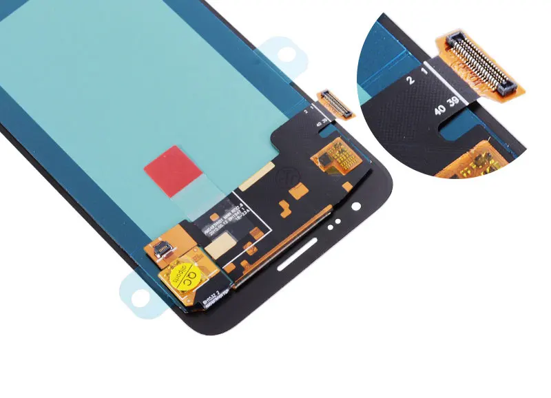 Супер Amoled ЖК-экран для SAMSUNG Galaxy J3 J320F ЖК-дисплей кодирующий преобразователь сенсорного экрана в сборе с лентами+ защитное стекло