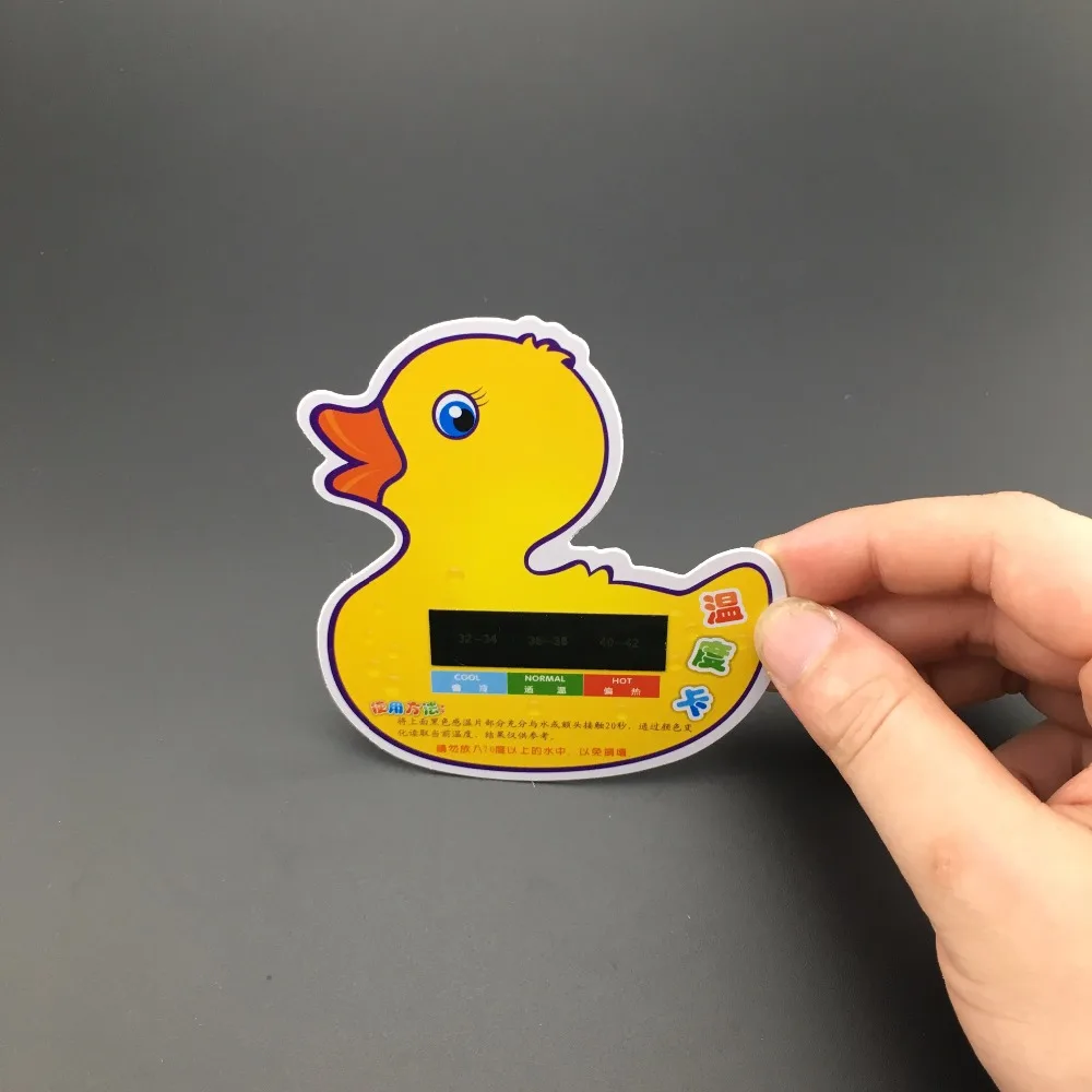 5 шт./лот детские плавательный душ Температура воды тестирования карты термометр