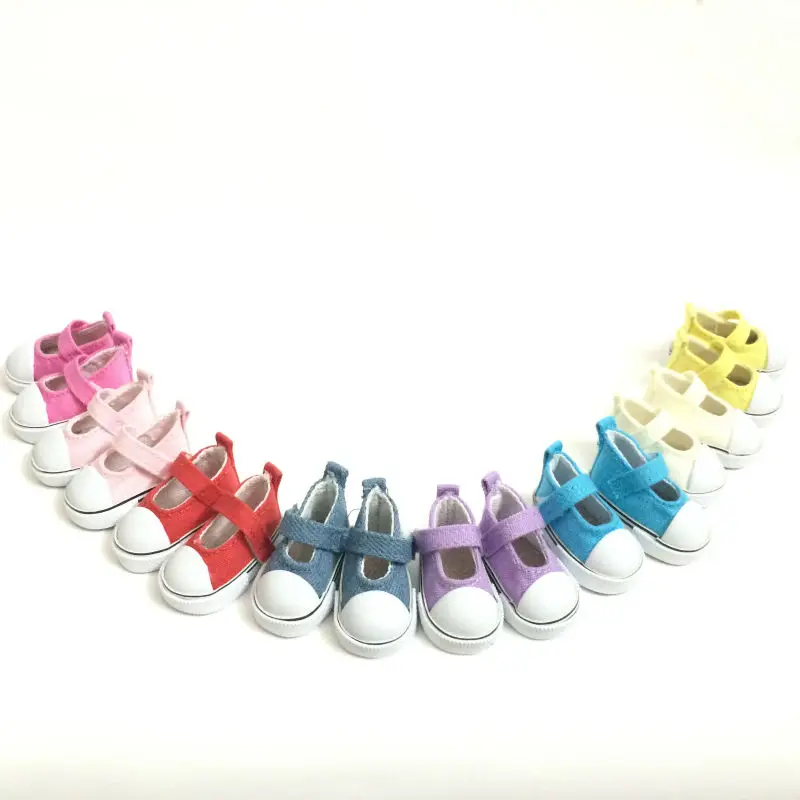 Обувь для куклы BJD Повседневная холщовая обувь аксессуары кукол кроссовки 5 см