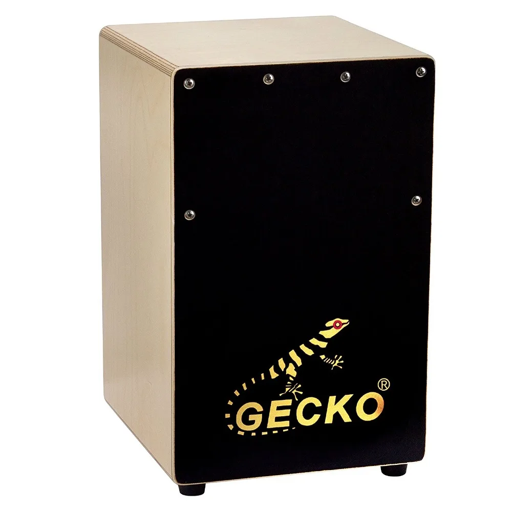 Gecko мини кажон барабан Березовая фанера с винты из сплава Регулируемый и