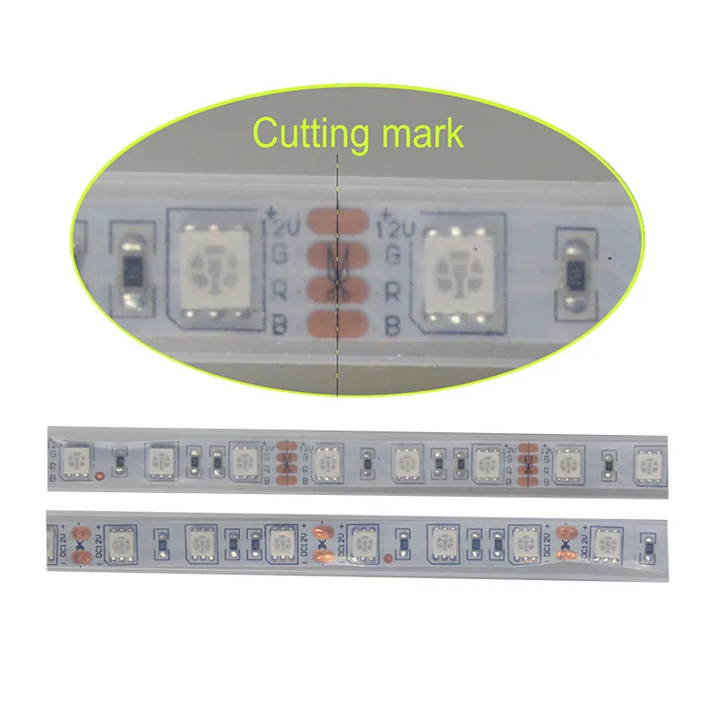 Горячий стиль! 5 м 300 светодио дный IP67 SMD 5050 светодио дный полосы DC12V светодио дный полосы Водонепроницаемый 60 светодио дный/M RGB/зеленый/красный/теплый белый/синий светодио дный ленты
