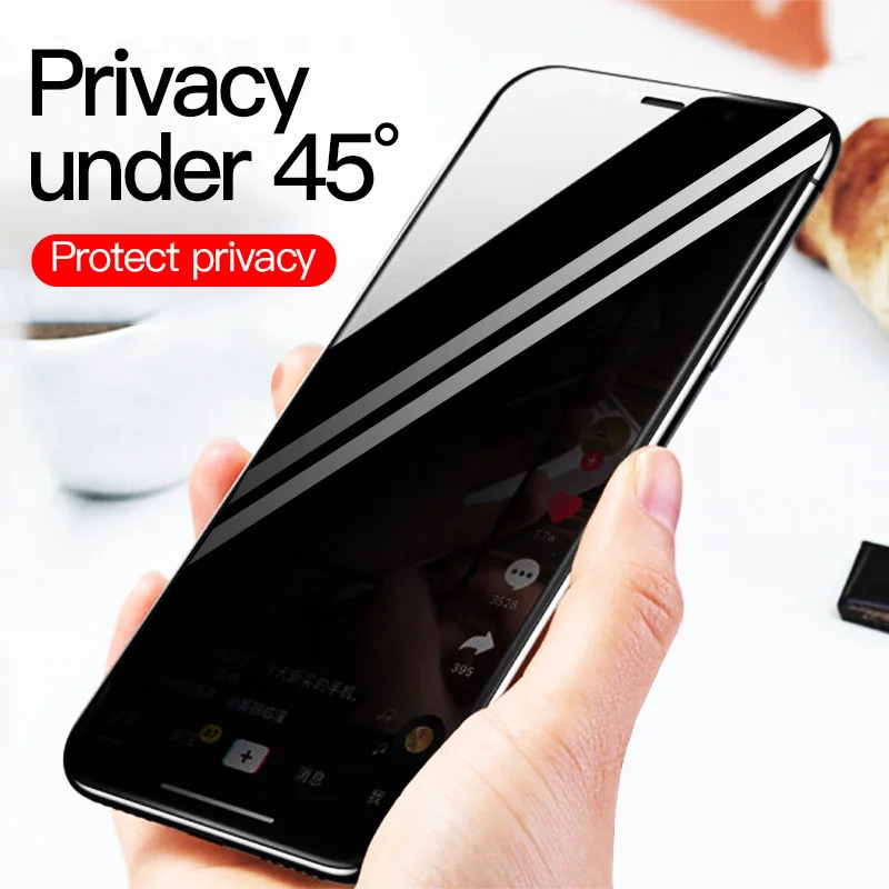 Антибликовое покрытие из закаленного стекла 11D для iPhone X XR XS MAX 6 7 8 plus