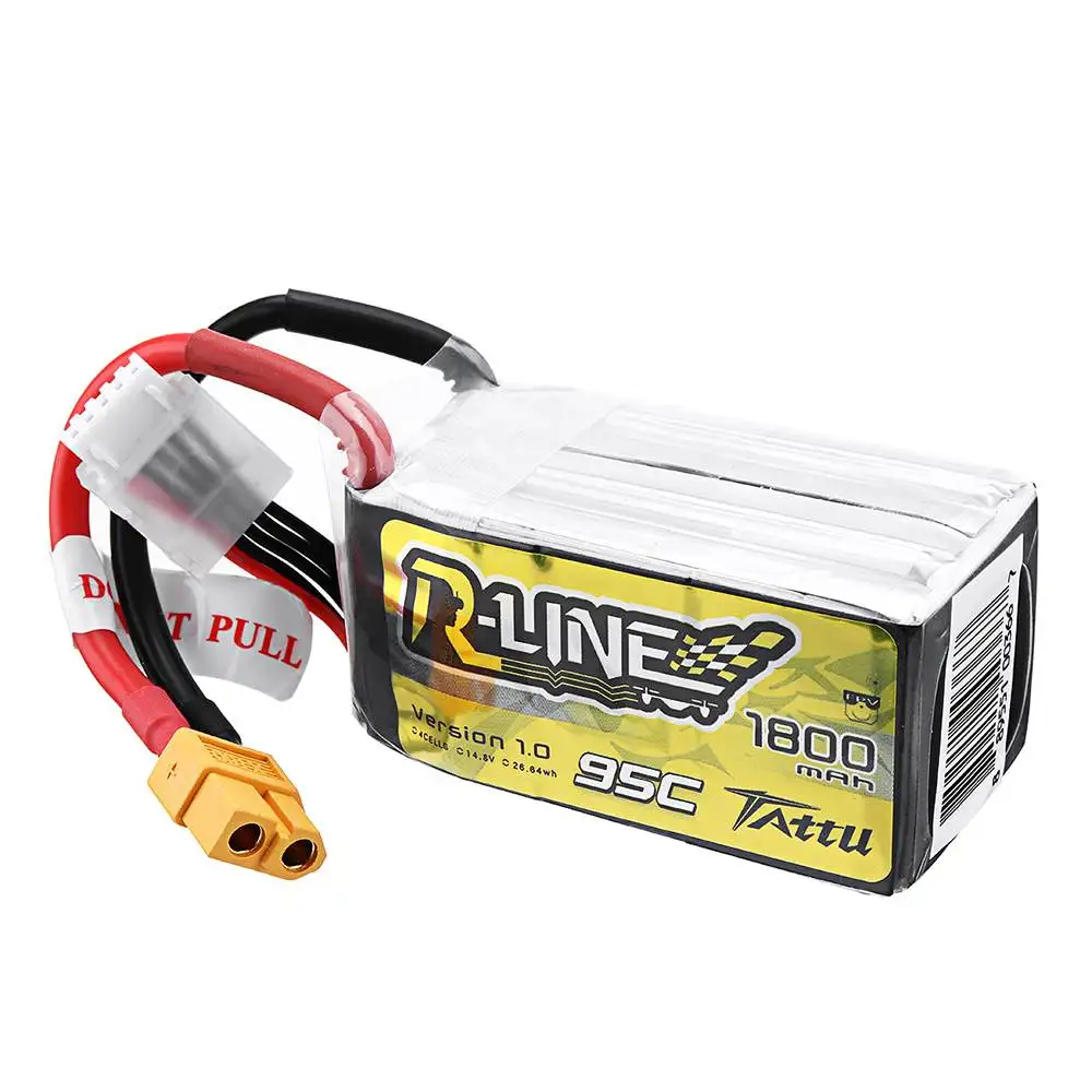 TATTU FPV R-LINE Версия 1 0 14 8 V 1800mAh 95C 4S Lipo батарея для RC Quadcopter Racing Drone запасные части Accs |