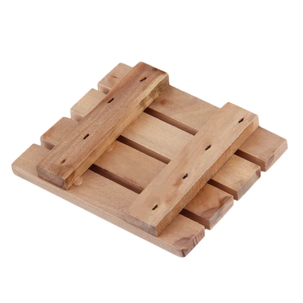 

Hot Wood Wooden Soap Dish Storage Tray Holder Bath Shower Plate Bathroom New Worldwide Store