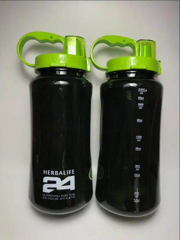 2 шт. Herbalife Nutrition Mega половина галлона 64 унций Шейк Спортивная бутылка для воды