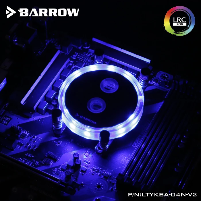 LTYKBA 04N V2 Барроу для водяных блоков AM4 CPU LRC RGB v2 акриловый микрорежущий блок
