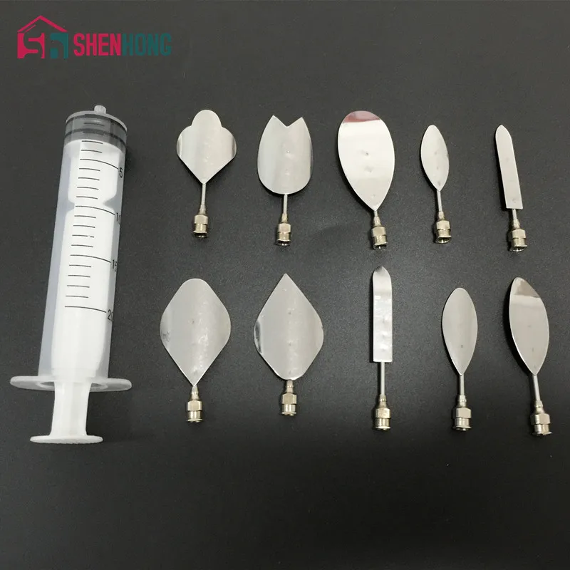 Искусственные инструменты и 1 шт. шприц для украшения торта|3d jelly art tools|jelly tools3d |