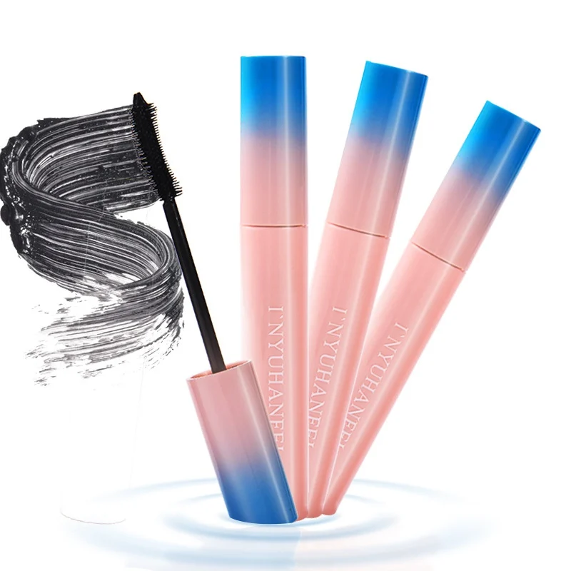 Новинка тушь для ресниц 3 удлинения шелковое волокно водостойкая черная густая