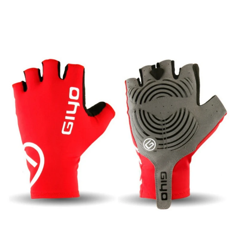 cycling gloves Half Finger Anti-slip Lycra Fabric Breathable comfortable wear-resistant Racing Road Bike Glove | Спорт и развлечения
